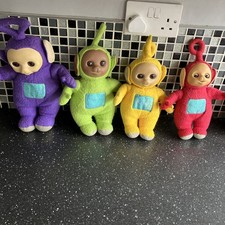 4 x Vintage Official Plush Teletubbies