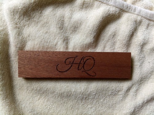 Laser engraved sign plaque - laser,