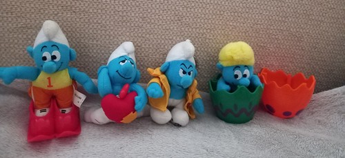 Mcdonalds plush smurf - plush,