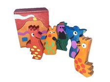 Mini Wooden Handpainted Colourful Children’s Toy House