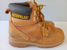 Caterpillar Leather Ankle SOFT-TOE Work Walking Boots Wide Width Size UK 3 EU 36