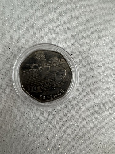 Olympic swimming 50p coin - swimming,