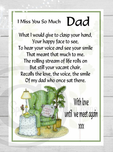 Waterproof grave card dad - waterproof,