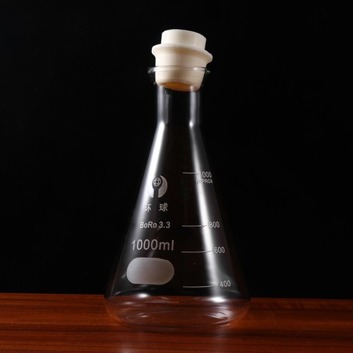 Glass flask conical - glass,