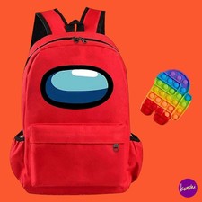 AMONG US Unisex Backpack, Impostor School Rucksack, Multi-Colour, One Size