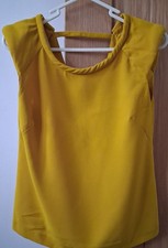 Zara Womens Mustard Yellow