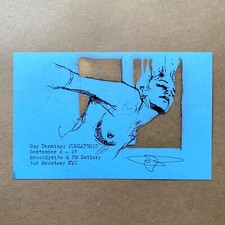 Guy Denning Purgatorio Hand Painted HPM Street Art Show Graffiti Print Rare