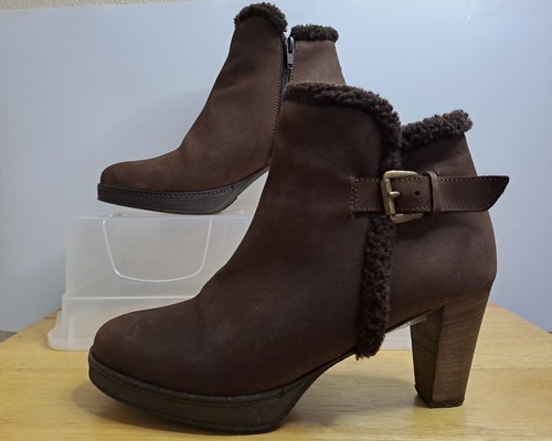 Jigsaw ladies brown suede - jigsaw,