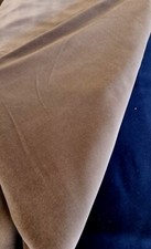 OLICANA 100% COTTON VELVET MINK  (FOR HEALS ) UPHOLSTERY FABRIC 520cm X 140cm 