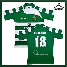 Nottingham Corsairs RFC Rugby Union Shirt Airo XL 44" Home Kit Jersey 2020s T26