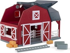 Wooden Animal Barn Toy Set