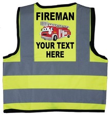 Fireman Personalised Red