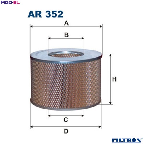 Air filter 352 for toyota - filter,