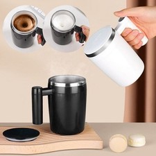 380ML Self Stirring Mug USB Rechargeable Magnetic Automatic Stirring Coffee Mug