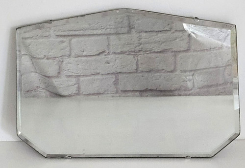 Vintage bevelled glass wall - bevelled,