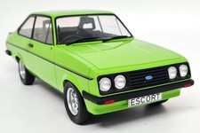 MCG 1/18 - Ford Escort Mk2 RS2000 1977 Green UNBOXED Diecast Model Car 