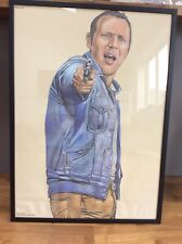 Original vintage Belgian shooting range  poster by artist Malik