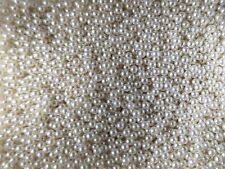 Vintage 2mm Round Pearl Undrilled Ivory Seed Pearls Amazing Value Discount