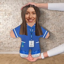 Midwife | Personalised Mini Me™ | Photo Doll | Face Teddy | Funny Photo Gift