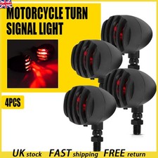 4Pcs Motorcycle Red Turn