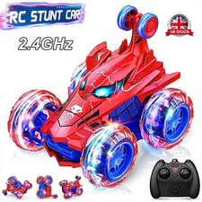 Spiderman RC Stunt Car Remote Control Cars Toys for Boys Girls Birthday Gifts