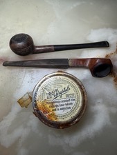 Vintage Smoking Pipe Set