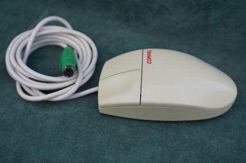 Vintage compaq 2 button - vintage, ps/2