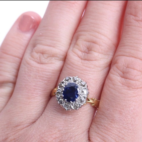 Antique 18ct gold - , 1ct