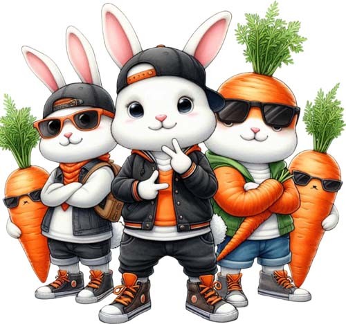 Easter hip hop - easter, bunny