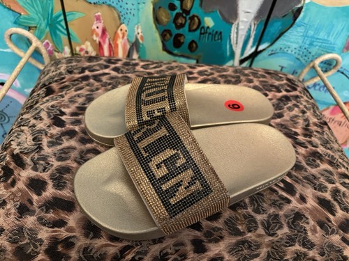 True religion gold - gold, rhinestone