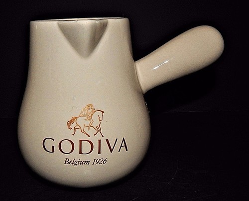 Godiva chocolate handled mug - godiva,