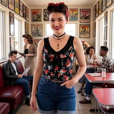 Cute Hot Topic Jrs XL Skulls N