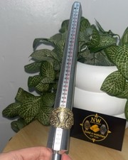 9ct Gold Saddle Ring 23.92g Size Z+2 1/2 8mm Band Fully Hallmarked