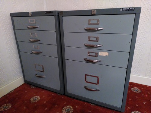Bisley filling cabinet drawers - cabinet,