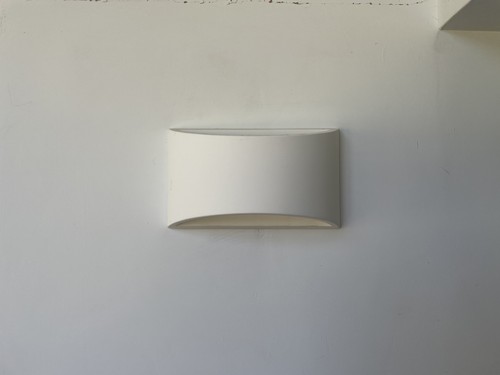 Plaster wall light down - wall, up/down