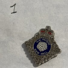 HM Prisons New Hall ER II pin