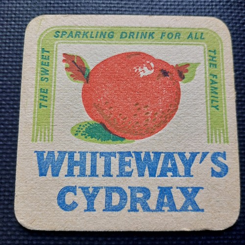 Whiteways cider beer mat - mat, uk