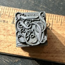 Print Block ( Ornamental Lead