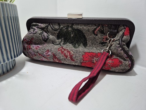 Vintage tapestry clutch - vintage,