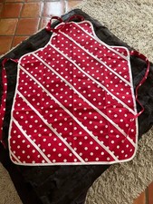 Ladies Apron.Red With White Spots