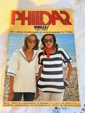 Phildar Mailles Spring/summer Nautical Styles Multi Pattern Magazine No44 1970’s