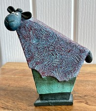 Vintage Artforum - Dyllis - Large Sheep Ewe - Farmyard Fun Abstract Figure - 6”