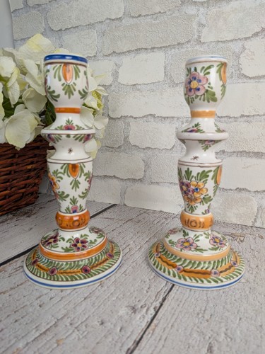 Antique delft earthenware - 2x,