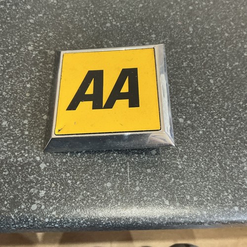 Vintage square badge - vintage, aa