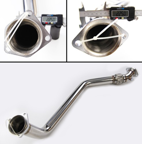 Stainless steel exhaust decat - stainless,