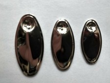 Inline Spinner Blades  Nickel .Spinners & Fishing Lures  3 sizes , Qty 10 or 25.