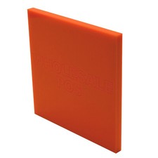 Orange Splashback Upstand