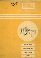 Ferguson Rigid Tine Cultivator Parts Manual