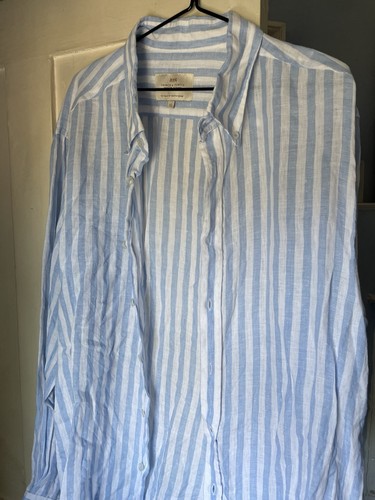 Hawes curtis blue white - &,