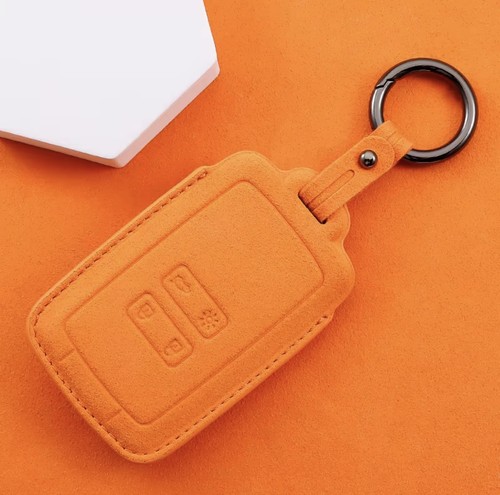 Leather car key - leather,